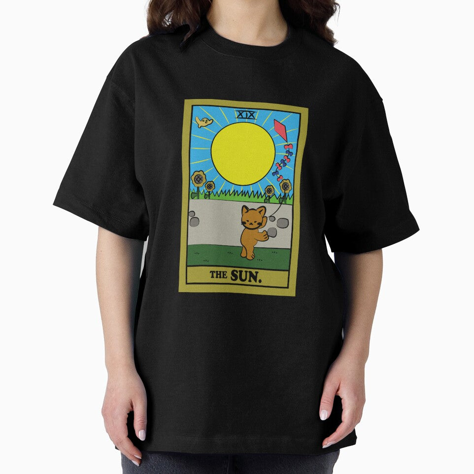 TAROT CARDS | THE SUN. | CAT by FalconLifeStore T-Shirts, Hoodie, Sweatshirt | BlankRebels.com (Image 2)