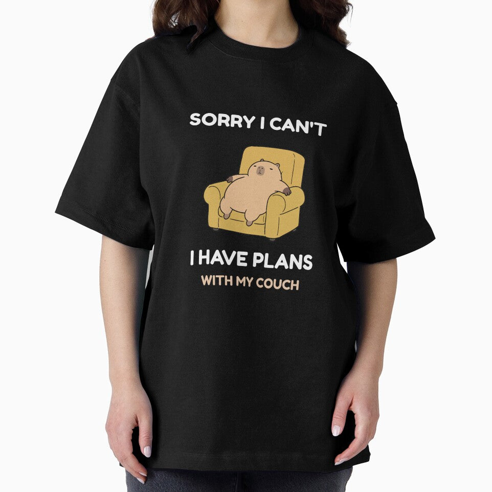 "Sorry I Can't, I Have Plans With My Couch" T-Shirt by HCtees12