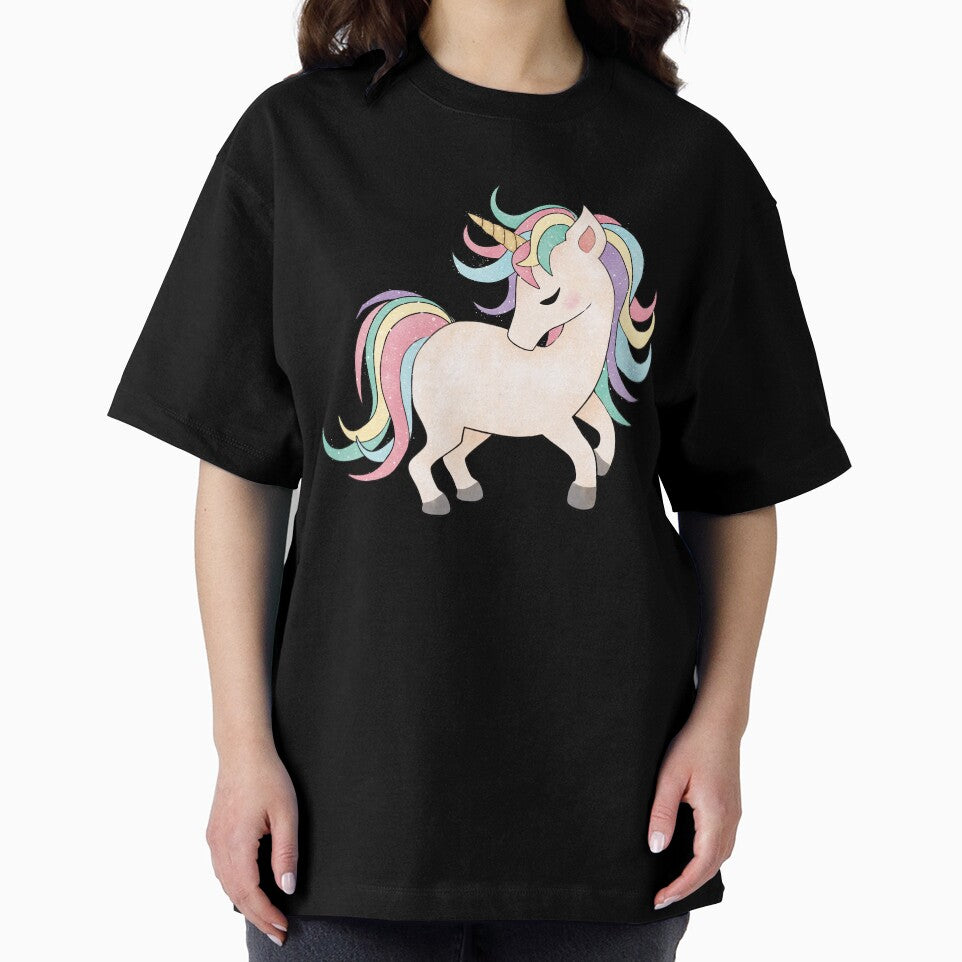 Sweet Blushing Unicorn with Rainbow Hair by viveradesign T-Shirts, Hoodie, Sweatshirt | BlankRebels.com (Image 2)