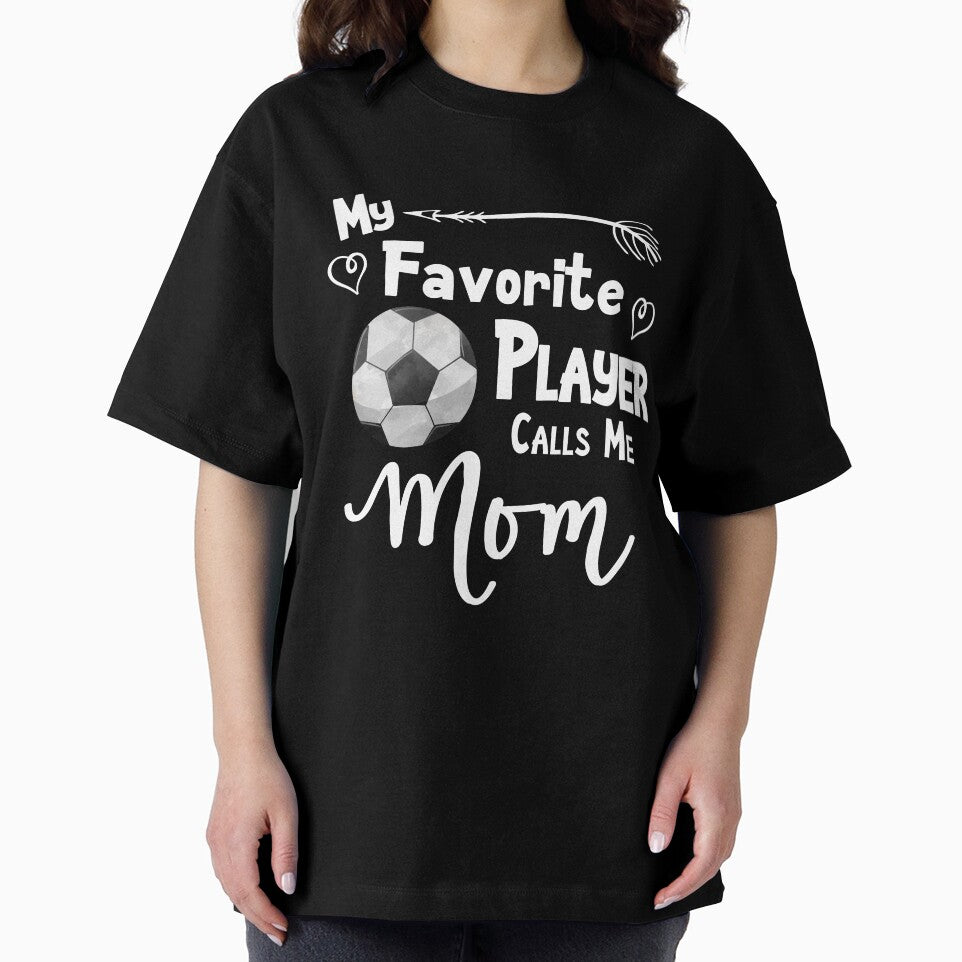 Soccer Football My Favorite Player Calls Me Mom Fan Designs by SpiritWestDesig