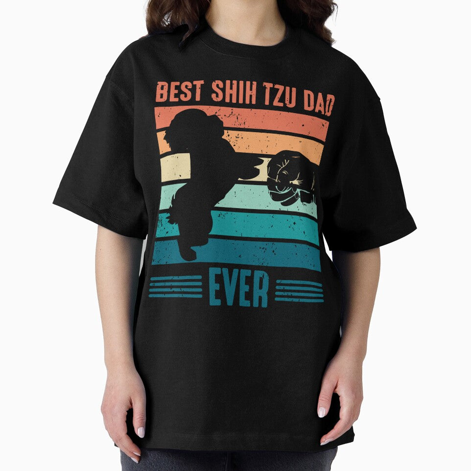 Shih Tzu Dad Vintage by justie1977 T-Shirts, Hoodie, Sweatshirt | BlankRebels.com (Image 2)