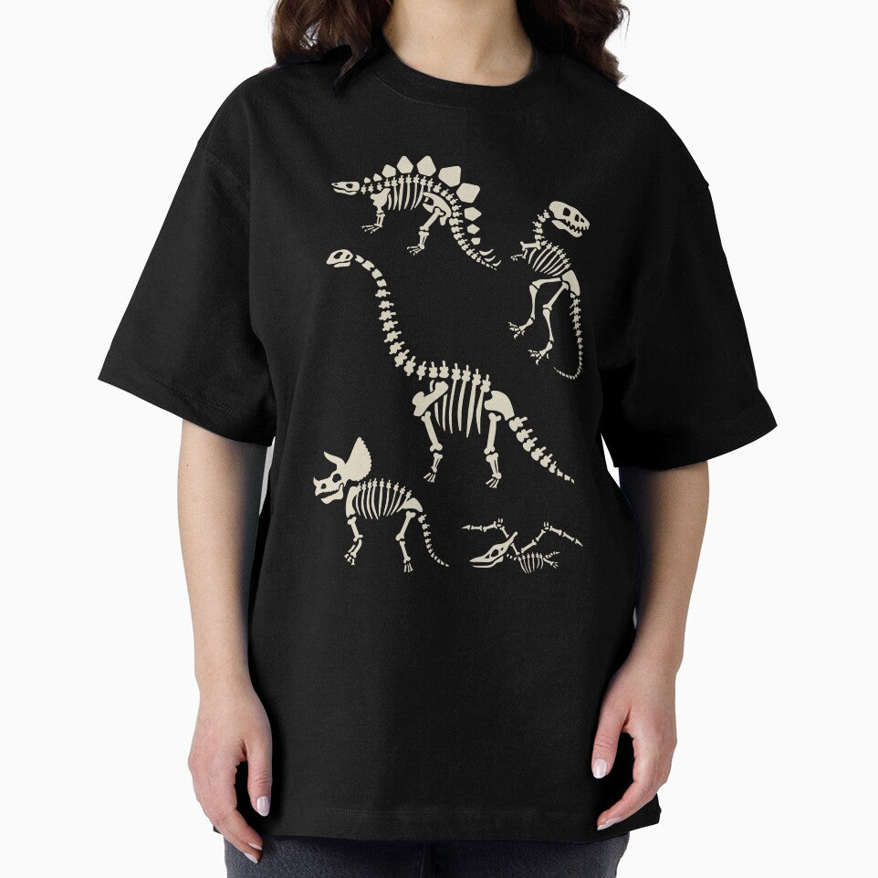 Dinosaur Fossils in Black by latheandquill T-Shirts, Hoodie, Sweatshirt | BlankRebels.com (Image 2)