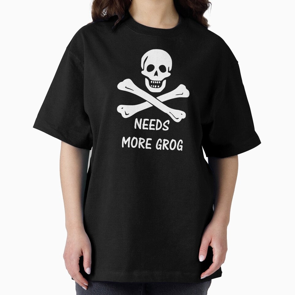 Pirate 9 NEEDS MORE GROG by mpodger T-Shirts, Hoodie, Sweatshirt | BlankRebels.com (Image 2)