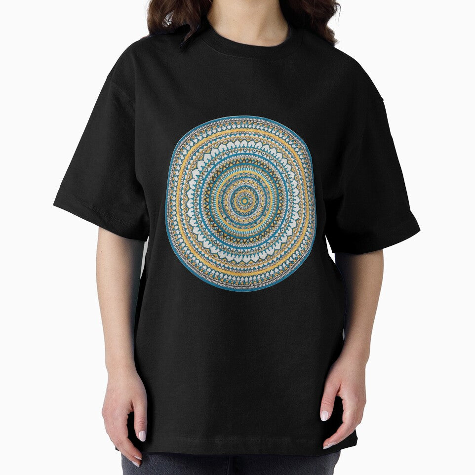 Blue mandala by art-and-soul28 T-Shirts, Hoodie, Sweatshirt | BlankRebels.com (Image 2)
