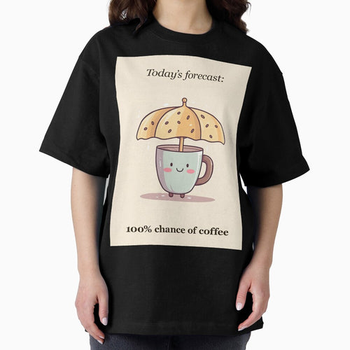 100% chance of coffee by Pinkbirdie