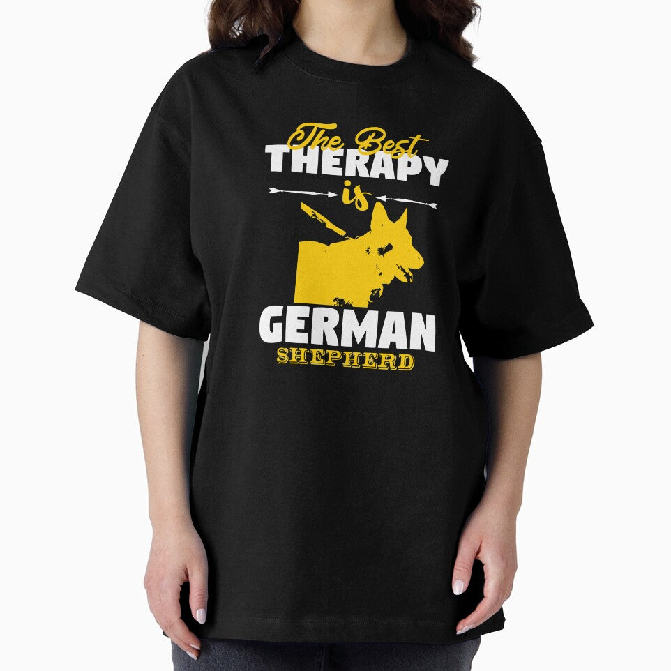 The Best Therapy is German Shepherd Dog Lover by teamph T-Shirts, Hoodie, Sweatshirt | BlankRebels.com (Image 2)