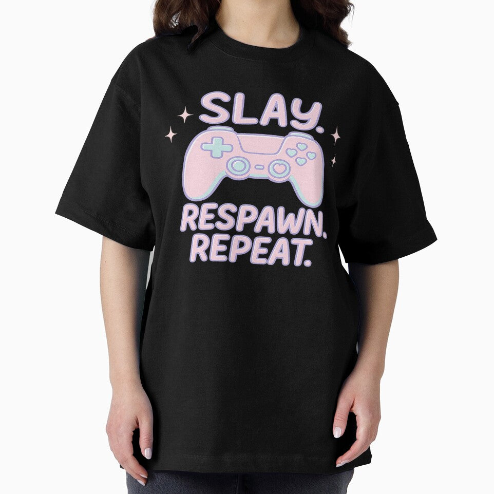 Slay Respawn Repeat T-Shirts, Hoodie, Sweatshirt