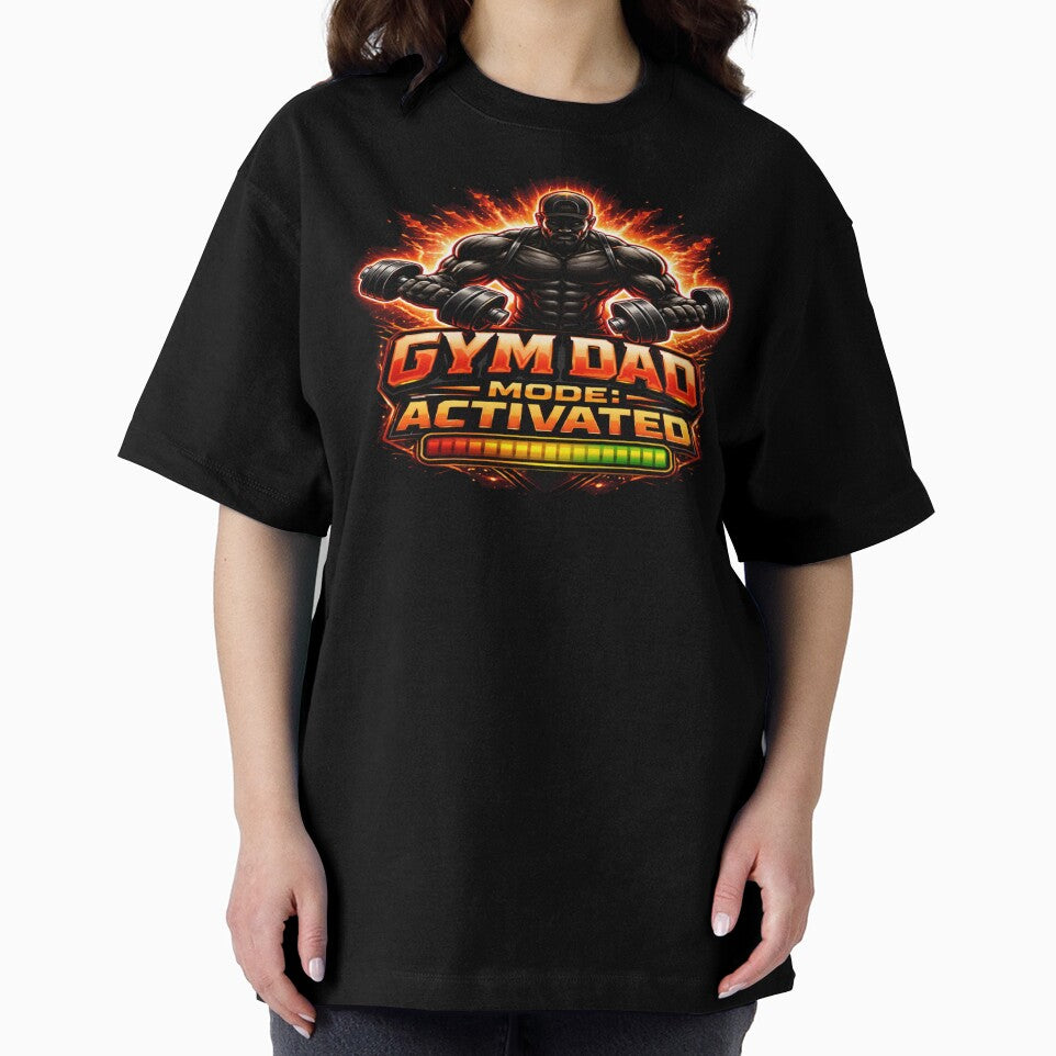 Gym Dad Mode is NOW ACTIVE Fire Verse by PaperGenesis T-Shirts, Hoodie, Sweatshirt | BlankRebels.com (Image 2)
