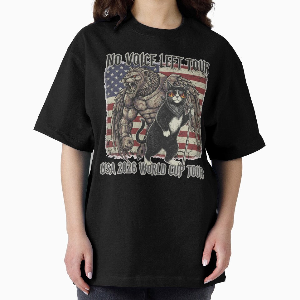 No Voice Left Tour — USA Heavy Rock World Cup Shirt by catastrocat