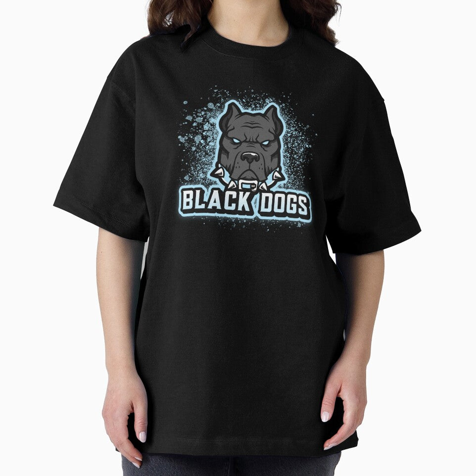 Black Dog Blue & Black Sports Team Logo by 67prints