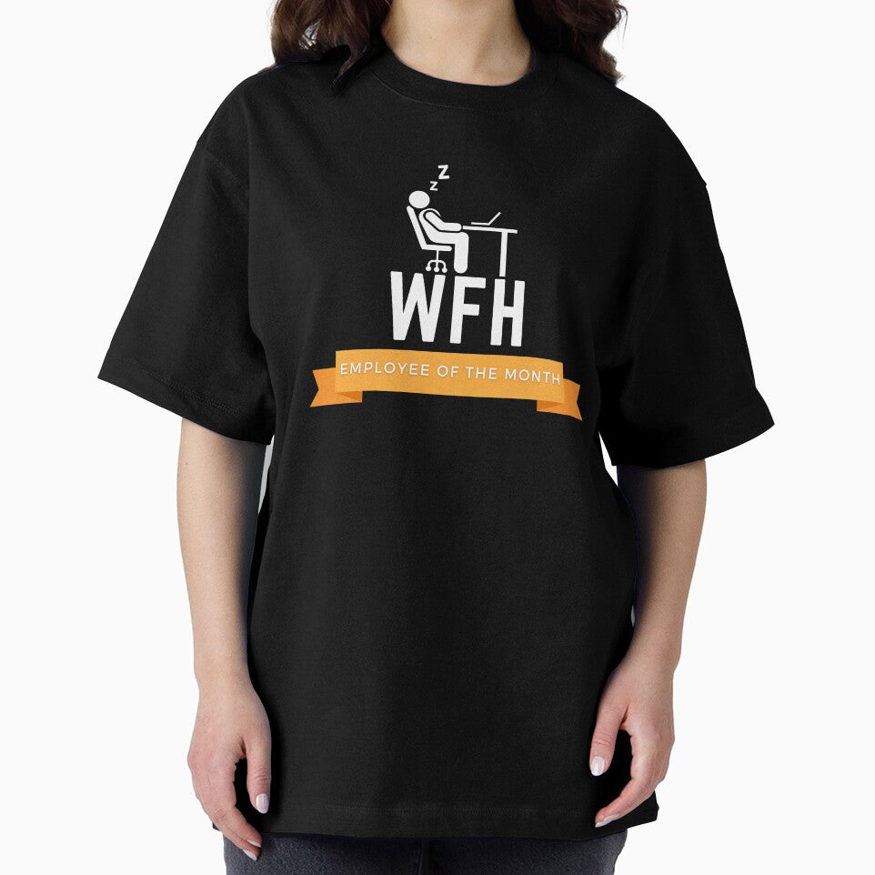 Work From Home Employee Of The Month - Dark Ver. by piinkbunny T-Shirts, Hoodie, Sweatshirt | BlankRebels.com (Image 2)