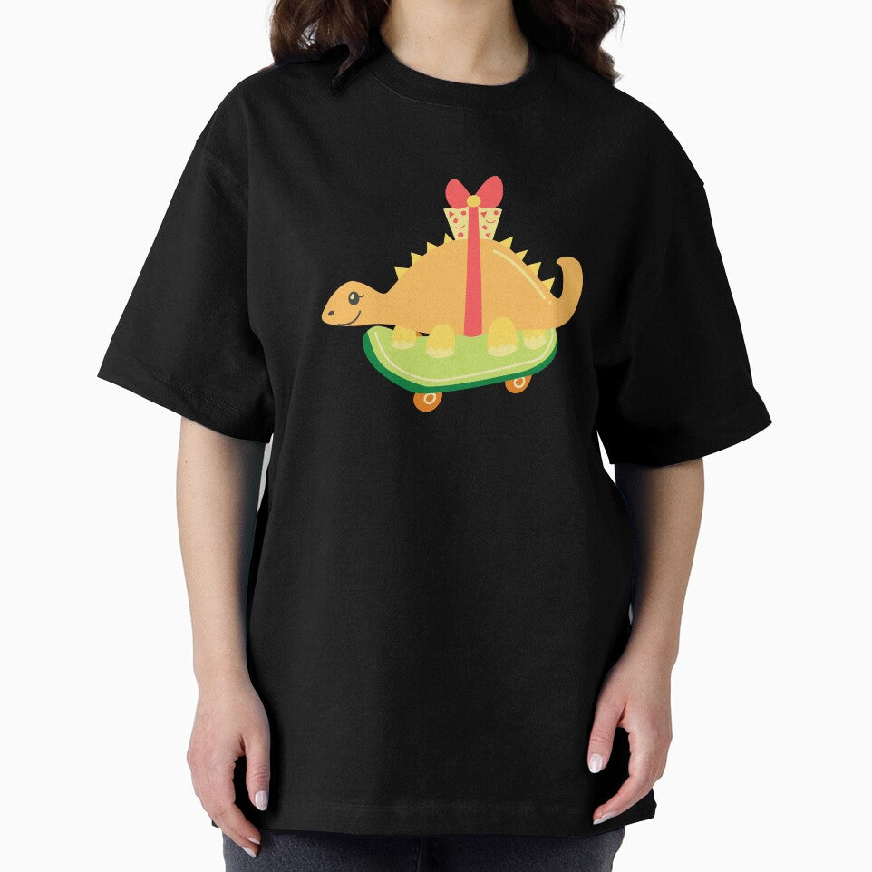 Dinosaur on skateboard Christmas by NomadMessenger T-Shirts, Hoodie, Sweatshirt | BlankRebels.com (Image 2)