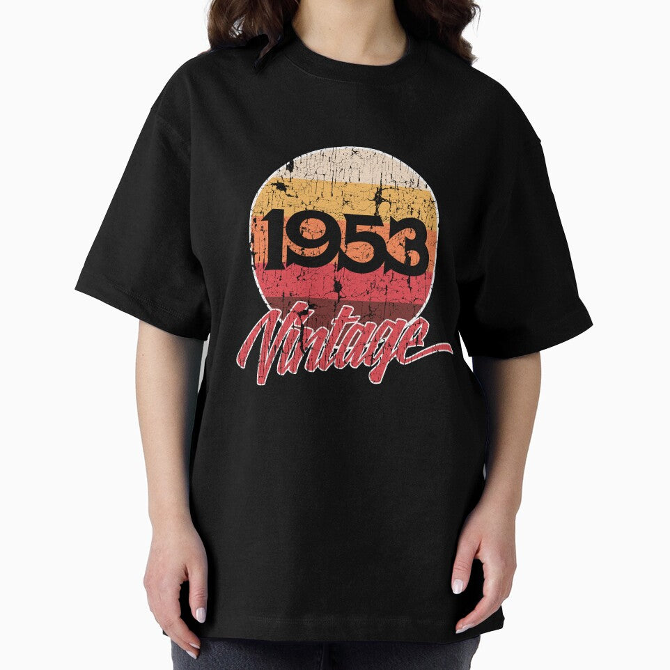 Vintage 1953 50s 65th Birthday T Shirt for Mom Dad Uncle by roarr Hoodie, Sweatshirt | BlankRebels.com (Image 2)