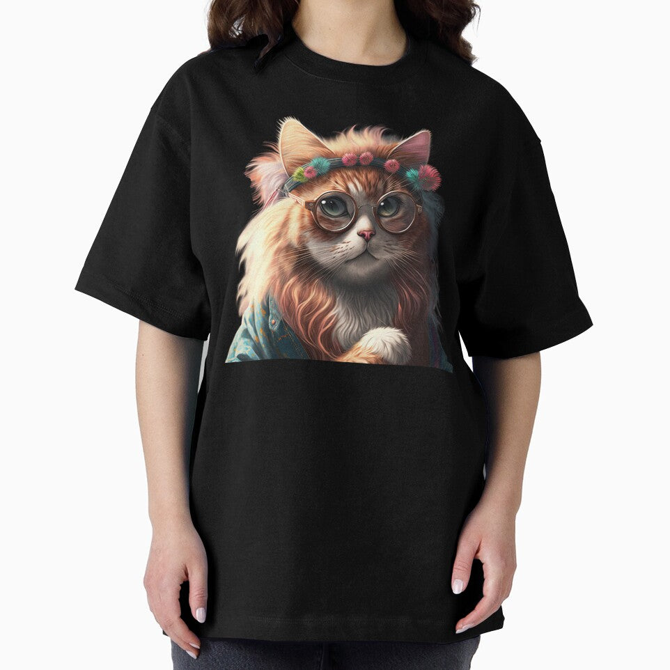 Hippy cat by AnimalArtPhotos T-Shirts, Hoodie, Sweatshirt | BlankRebels.com (Image 2)