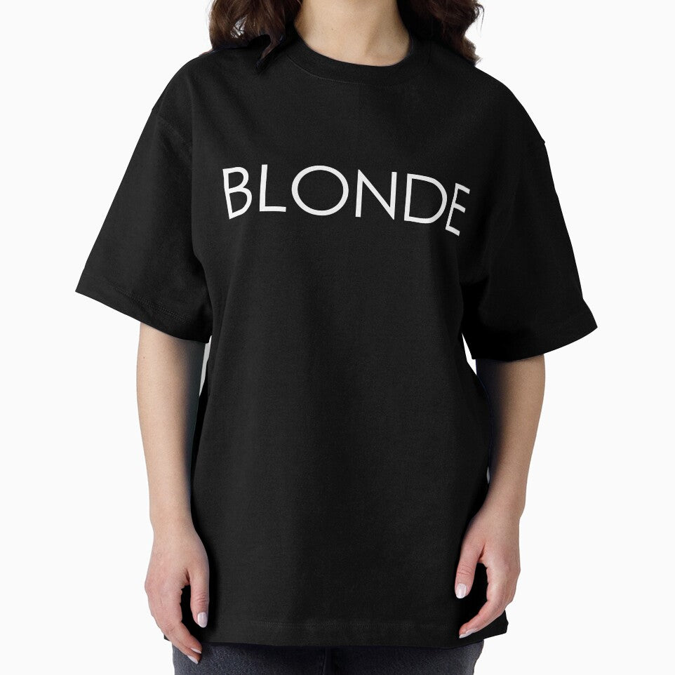 Blonde - White Typography on Black by SaraduJour T-Shirts, Hoodie, Sweatshirt | BlankRebels.com (Image 2)