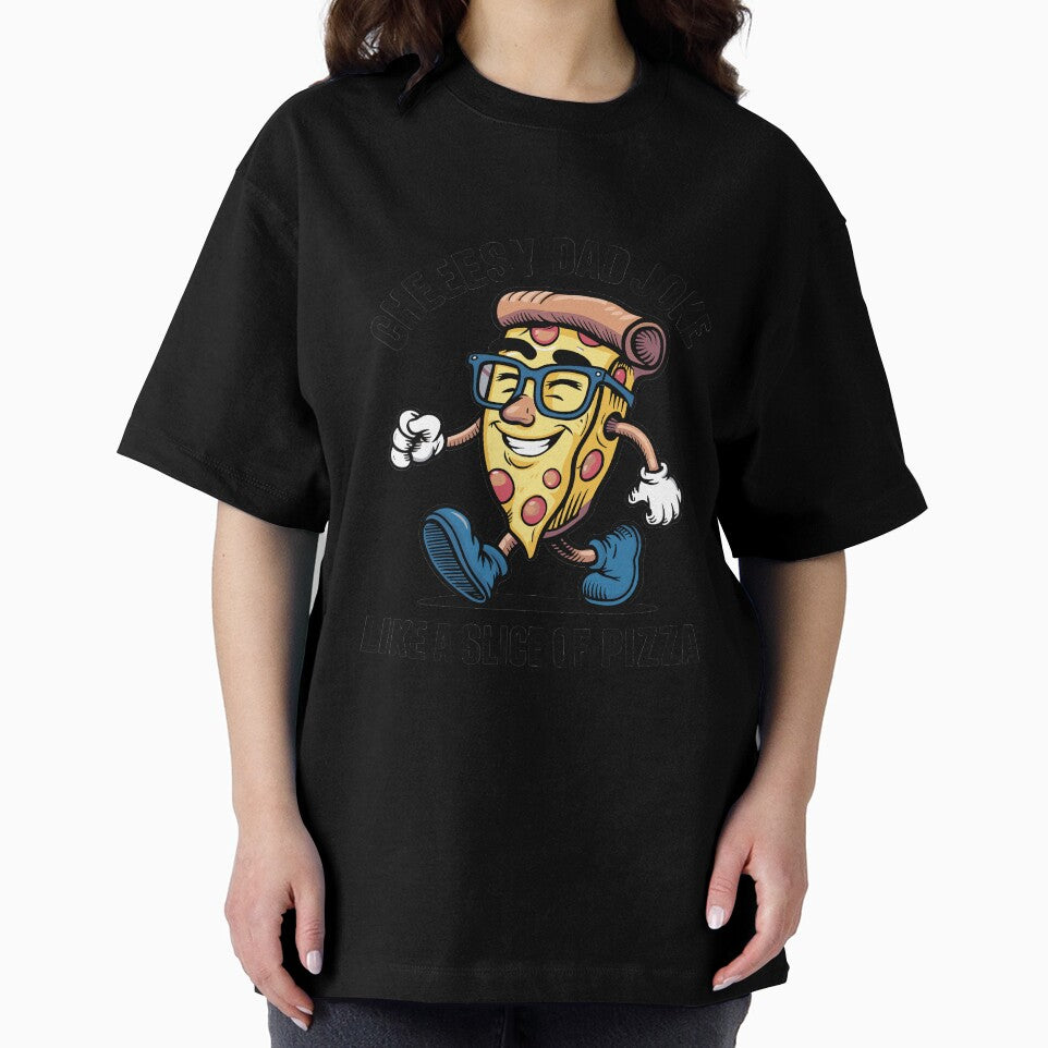 Cheesy Dad Jokes Slice of Pizza Walk by DreamVibeShirt