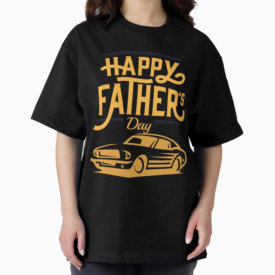 Happy father’s day t shirt | Classic car lover father | Father’s day gift | Father’s day custom design gift for... (Image 2)