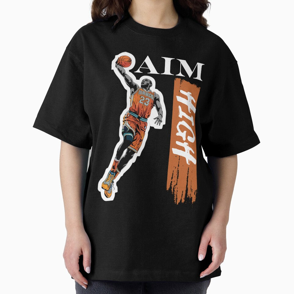 Aim High Basketball Custom Design by SportyVerse T-Shirts, Hoodie, Sweatshirt | BlankRebels.com (Image 2)