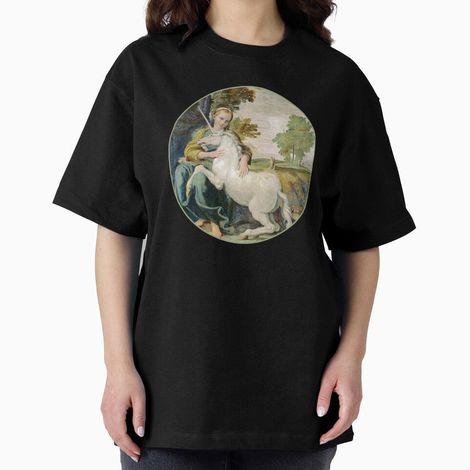 Medieval Girl with Pet Unicorn by Futurebeachbum T-Shirts, Hoodie, Sweatshirt | BlankRebels.com (Image 2)