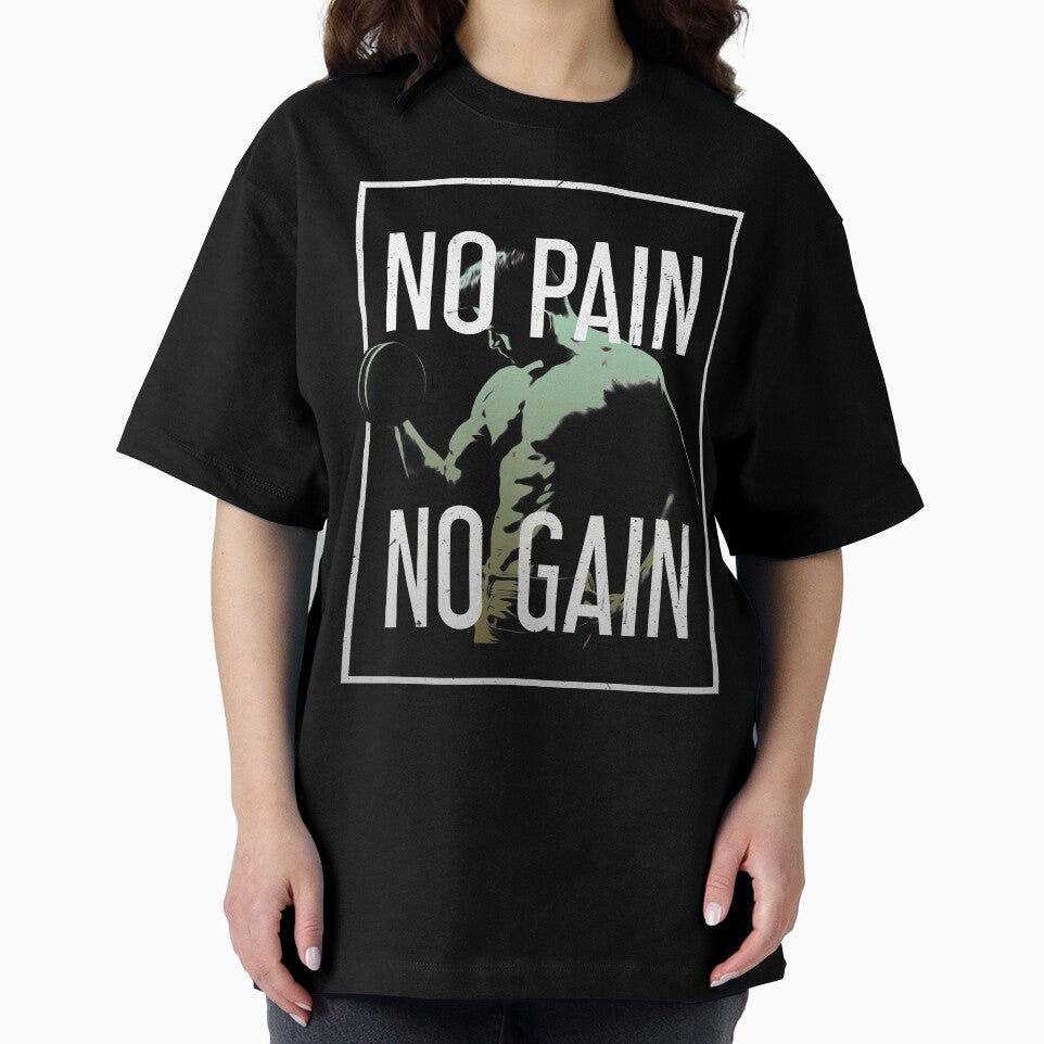No Pain No Gain - Workout Motivation by New  World T-Shirts, Hoodie, Sweatshirt | BlankRebels.com (Image 2)