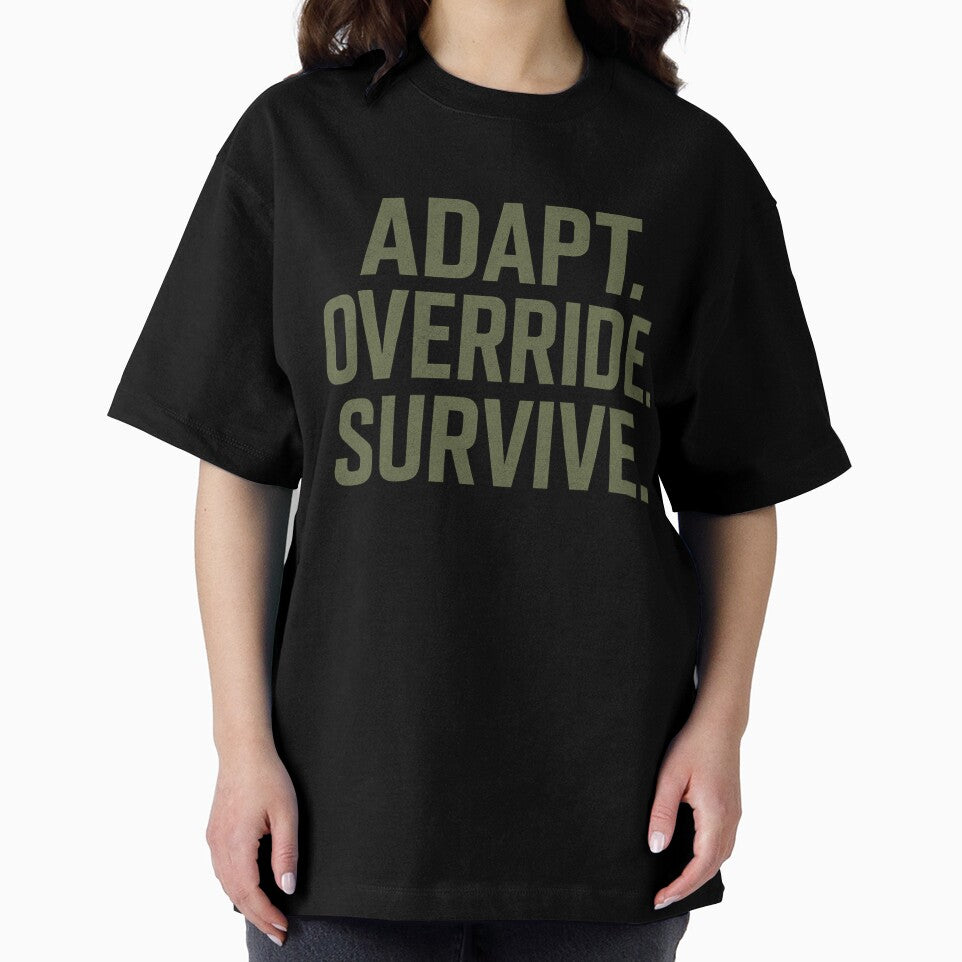 Adapt. Override. Survive by Tactical Override T-Shirts, Hoodie, Sweatshirt | BlankRebels.com (Image 2)