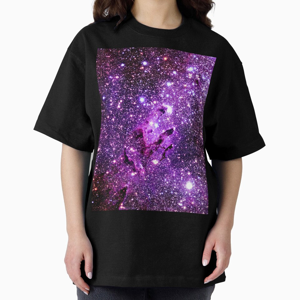 Galaxy The Eagle Nebula / Pillars of Creation Purple by 2sweetsDesign T-Shirts, Hoodie, Sweatshirt (Image 2)