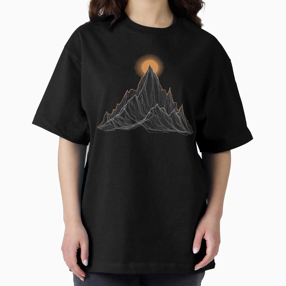 Soundwave Mountain Sunset by PixelQ T-Shirts, Hoodie, Sweatshirt | BlankRebels.com (Image 2)