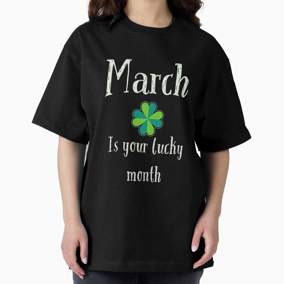 MARCH IS YOUR LUCKY MONTH by mommadids T-Shirts, Hoodie, Sweatshirt | BlankRebels.com (Image 2)