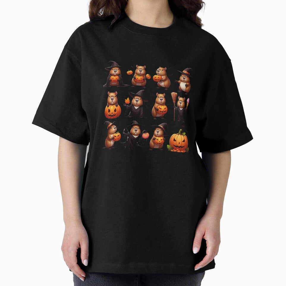 Capybara Spooktacular by Furbulous Faces T-Shirts, Hoodie, Sweatshirt | BlankRebels.com (Image 2)