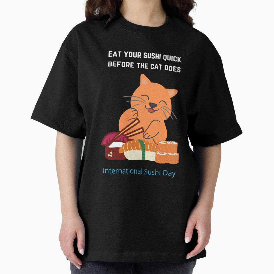 Sushi cat by fev-rocks T-Shirts, Hoodie, Sweatshirt | BlankRebels.com (Image 2)