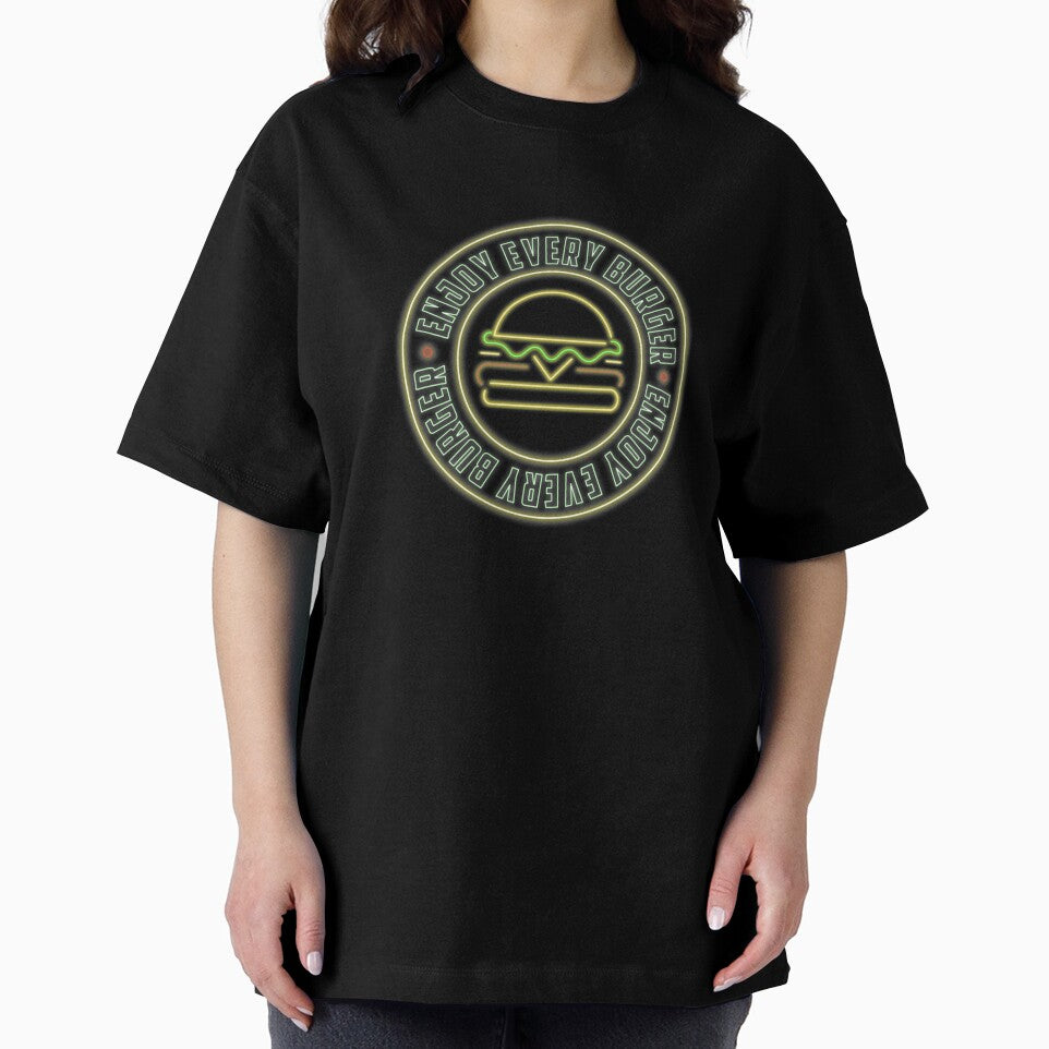 Enjoy Every Burger - Neon design by felixpauli T-Shirts, Hoodie, Sweatshirt | BlankRebels.com (Image 2)