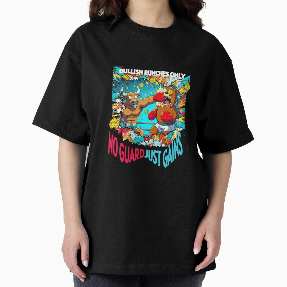 Bullish Punches Only. No Guard, Just Gains. by loopphoria T-Shirts, Hoodie, Sweatshirt | BlankRebels.com (Image 2)
