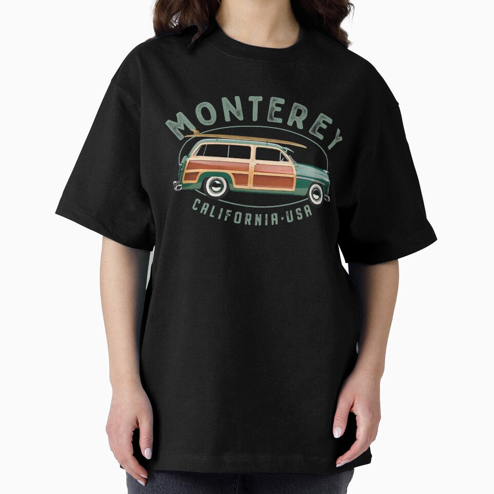 Monterey California Vintage Surfing Design by Futurebeachbum T-Shirts, Hoodie, Sweatshirt | BlankRebels.com (Image 2)