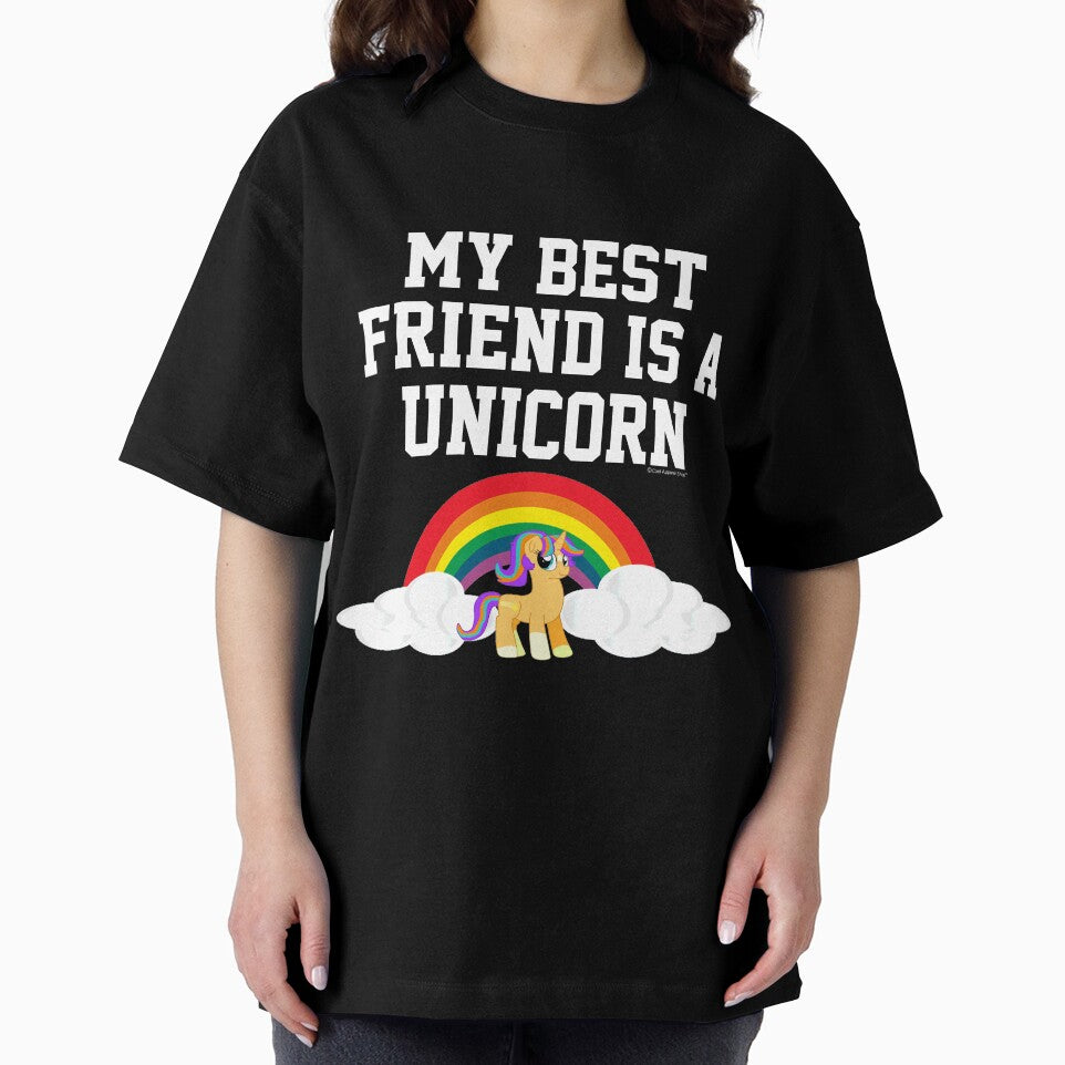 My Best Friend Is A Unicorn by CoolApparelShop T-Shirts, Hoodie, Sweatshirt | BlankRebels.com (Image 2)