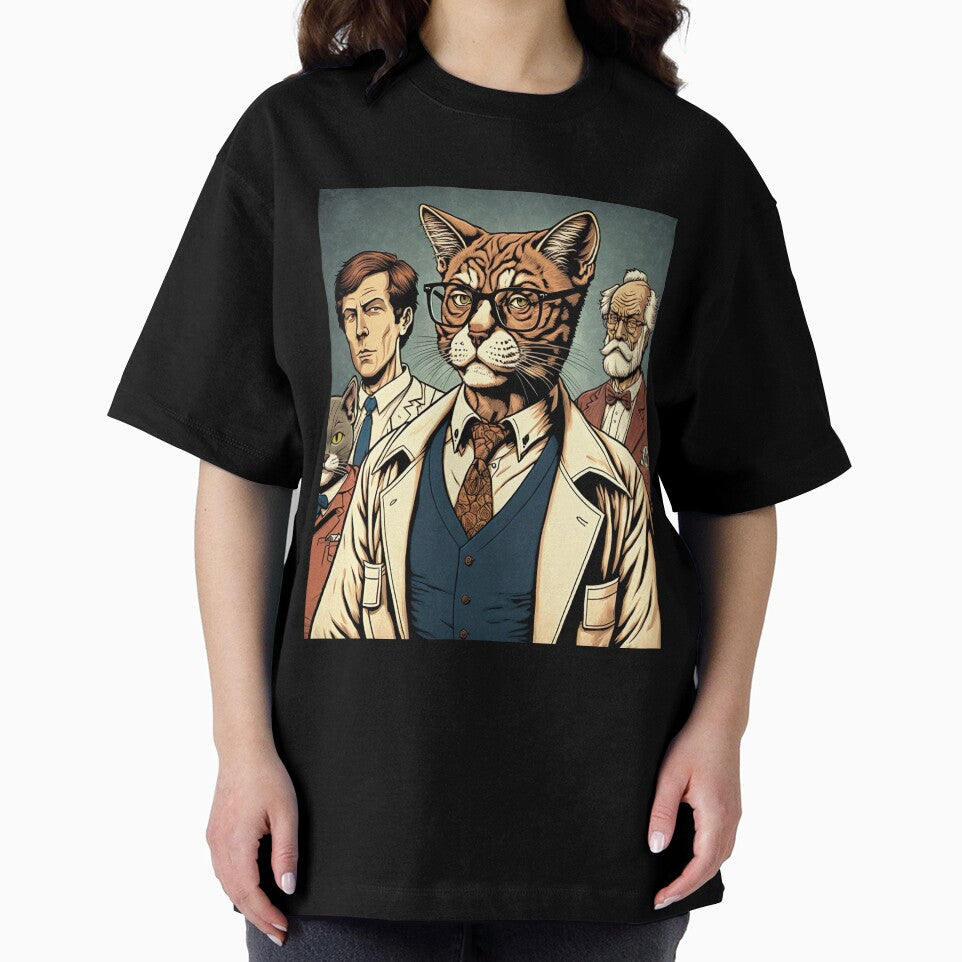 Serious Cat Portrait Wearing Glasses T-Shirts, Hoodie, Sweatshirt
