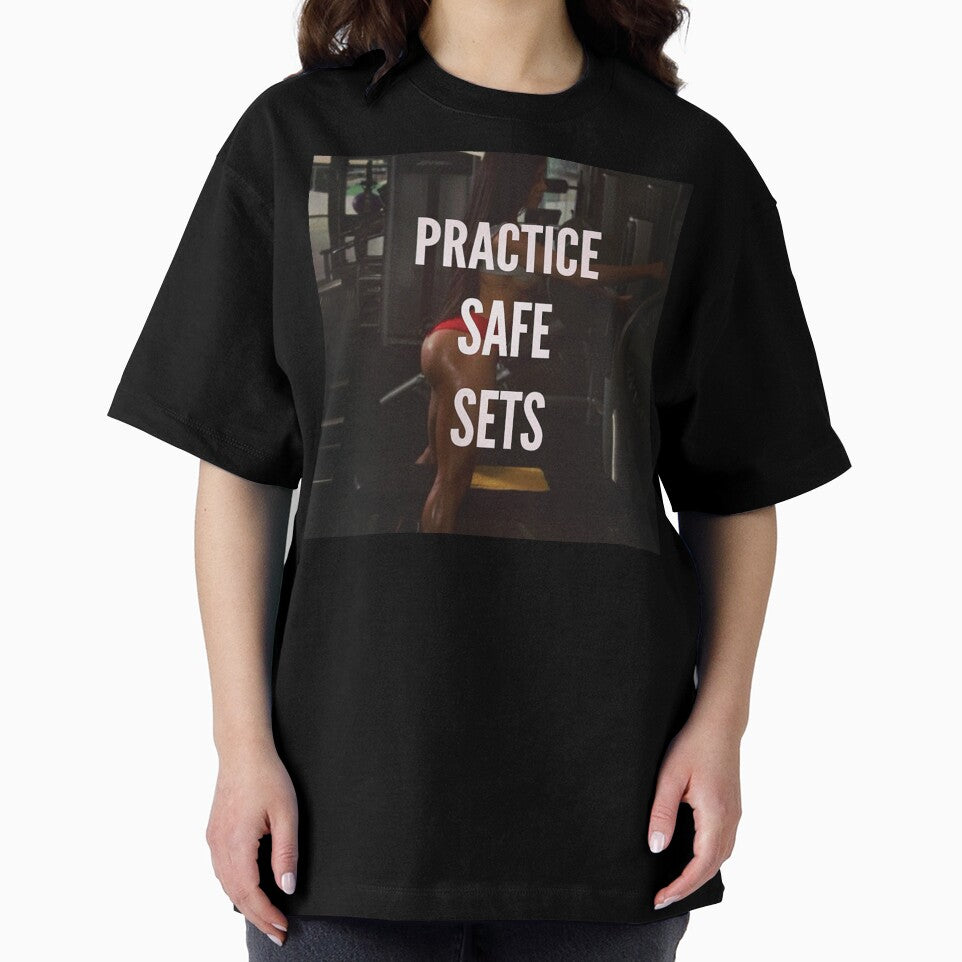 Practice Safe Sets - Bodybuilding Inspirational Quote by superfitstuff T-Shirts, Hoodie, Sweatshirt (Image 2)