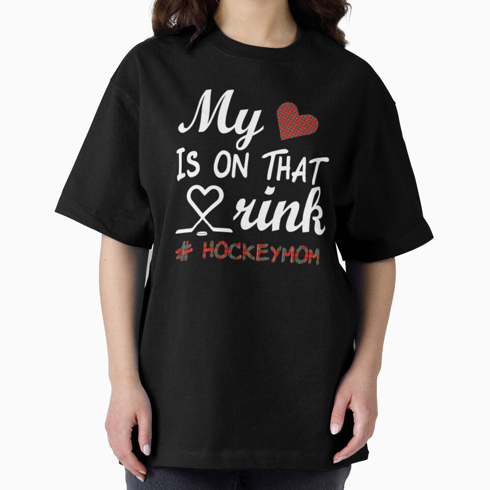 My heart is on that rink hockey mom gift. by Loyaltees Apparel T-Shirts, Hoodie, Sweatshirt | BlankRebels.com (Image 2)
