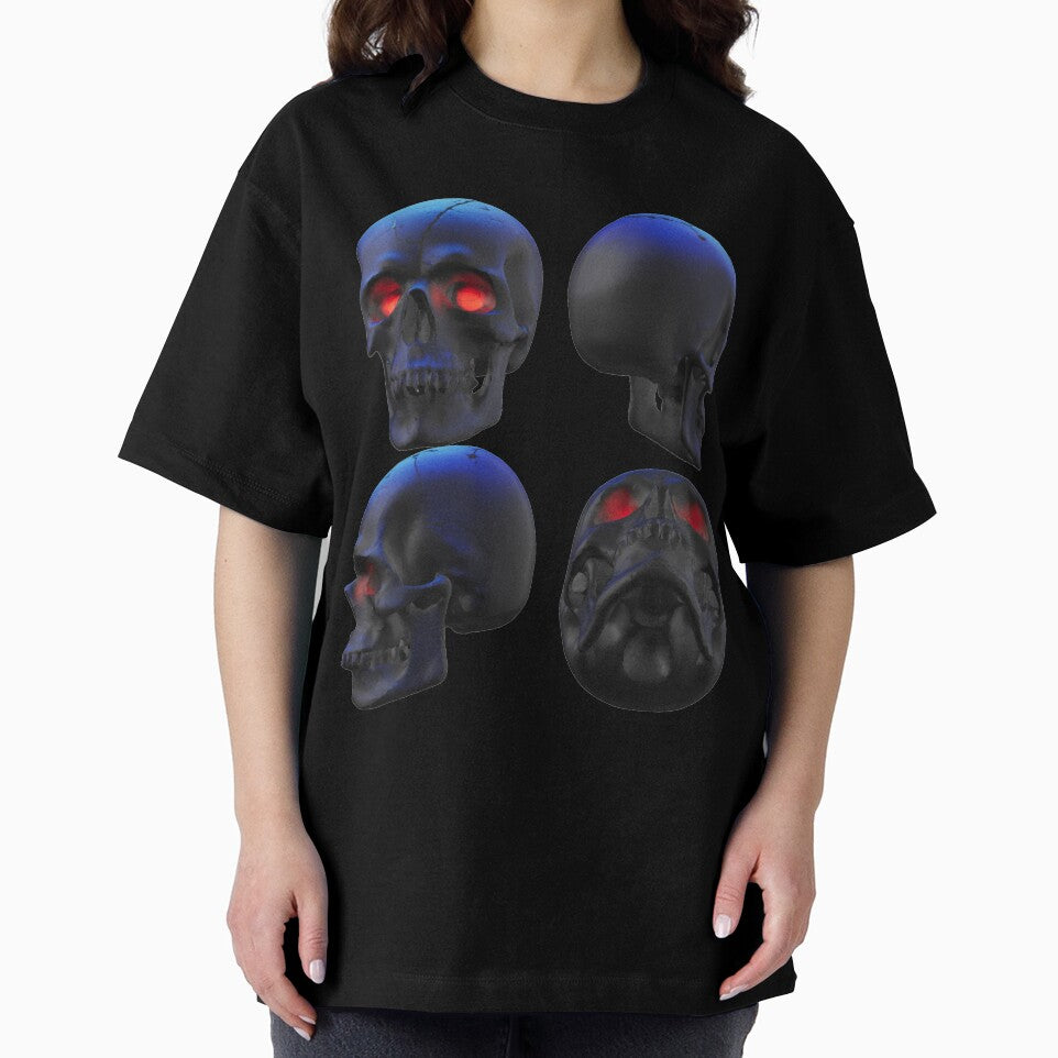 Glowing Eyes Skull (3D Art) by LumeSketch123 T-Shirts, Hoodie, Sweatshirt | BlankRebels.com (Image 2)