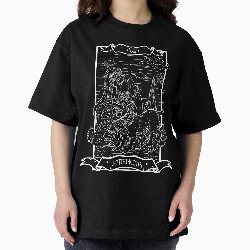 Tarot Strength Dark Edition by Fabian Manser T-Shirts, Hoodie, Sweatshirt | BlankRebels.com (Image 2)