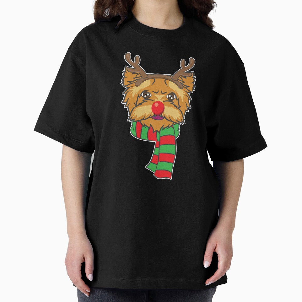 Funny Christmas Dog Xmas Reindeer Yorkshire Holiday Gift by haselshirt T-Shirts, Hoodie, Sweatshirt (Image 2)