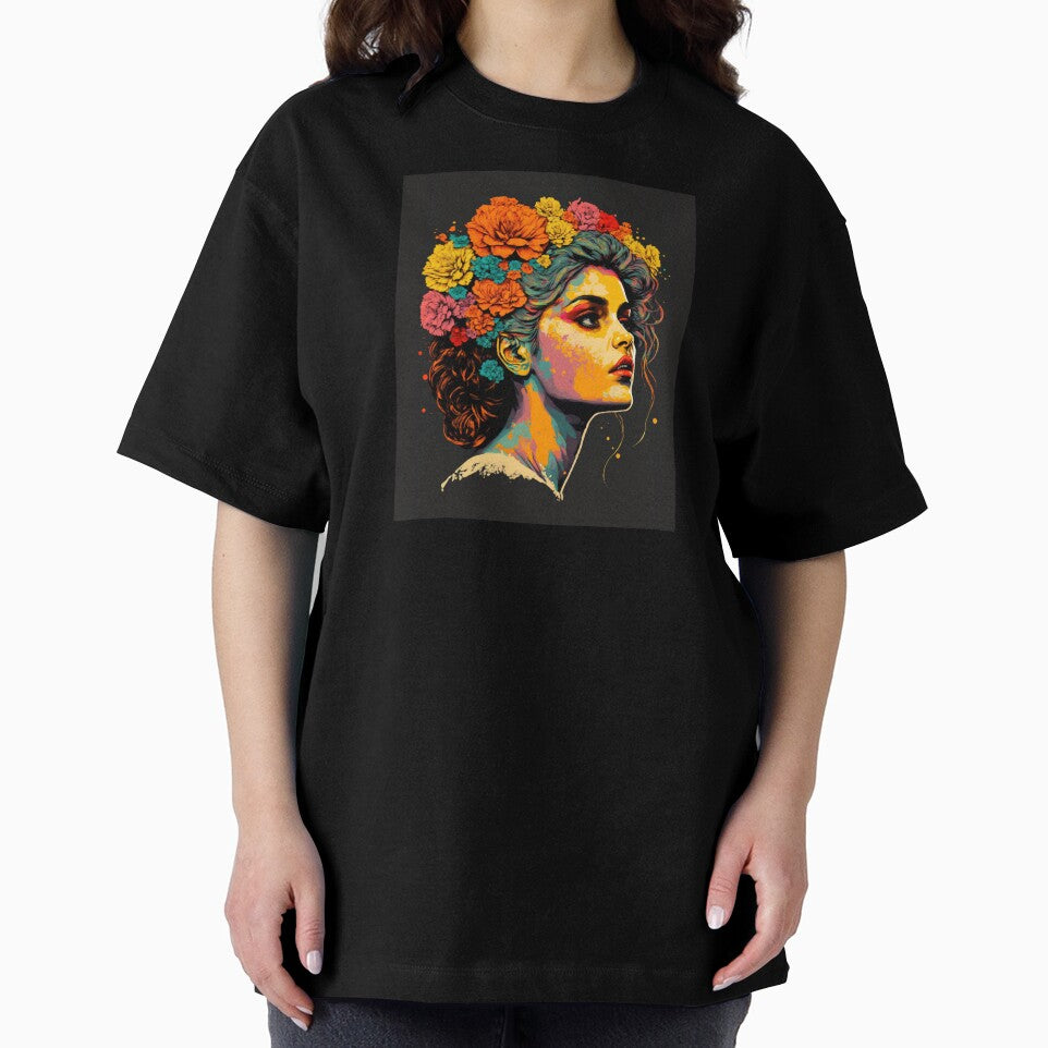 Girl and Flower Pop Art: Add a Modern Twist to Your Wall Décor #MODEL 6 by Thewallart