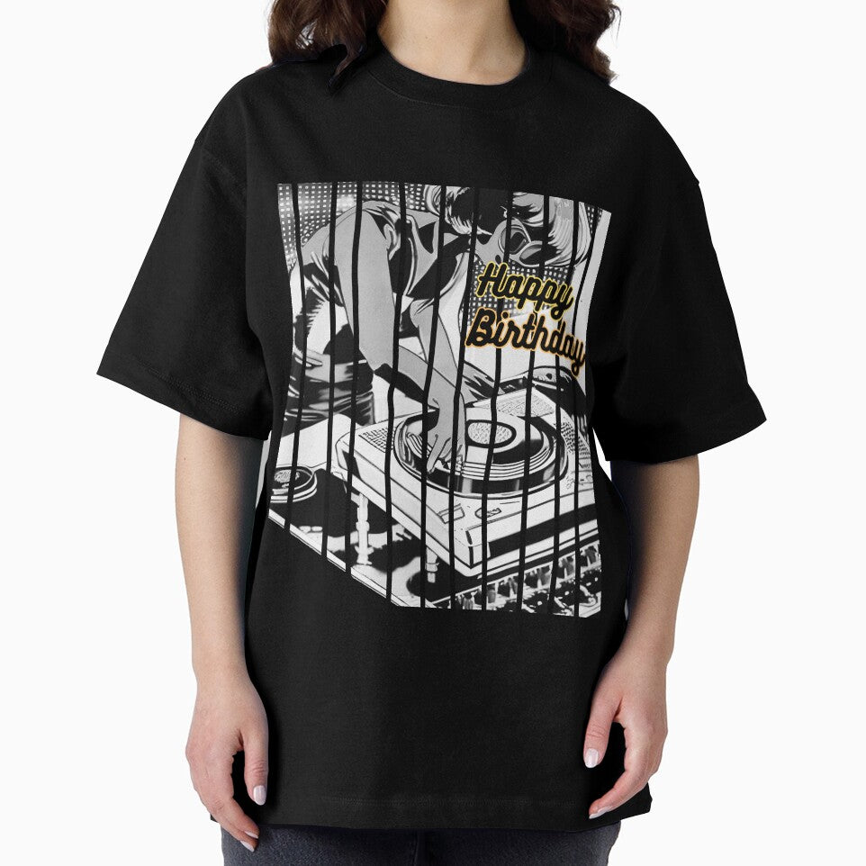 happy birthday in black and white by MacLis T-Shirts, Hoodie, Sweatshirt | BlankRebels.com (Image 2)