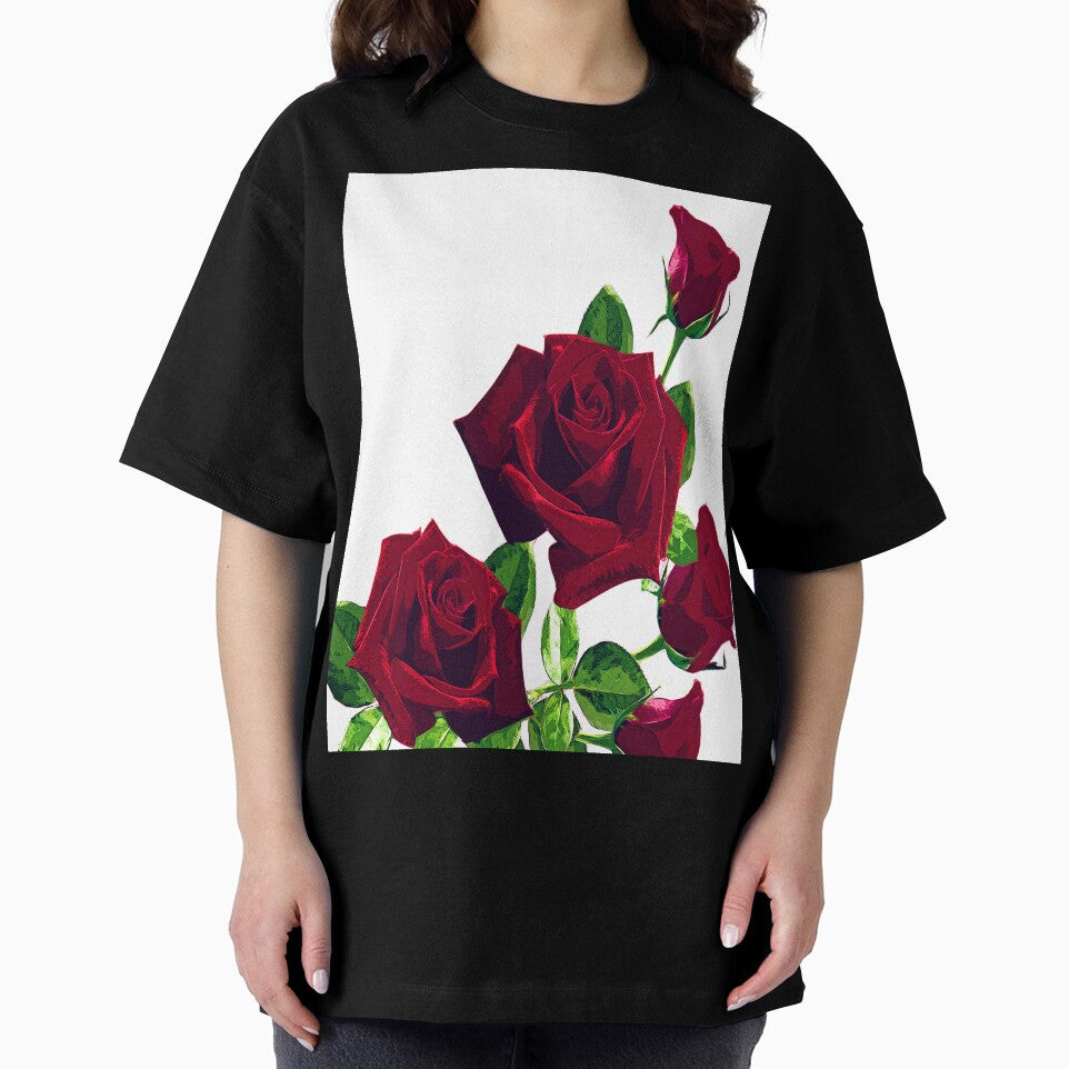 Burgundy roses Abstract color by artdragongift 15