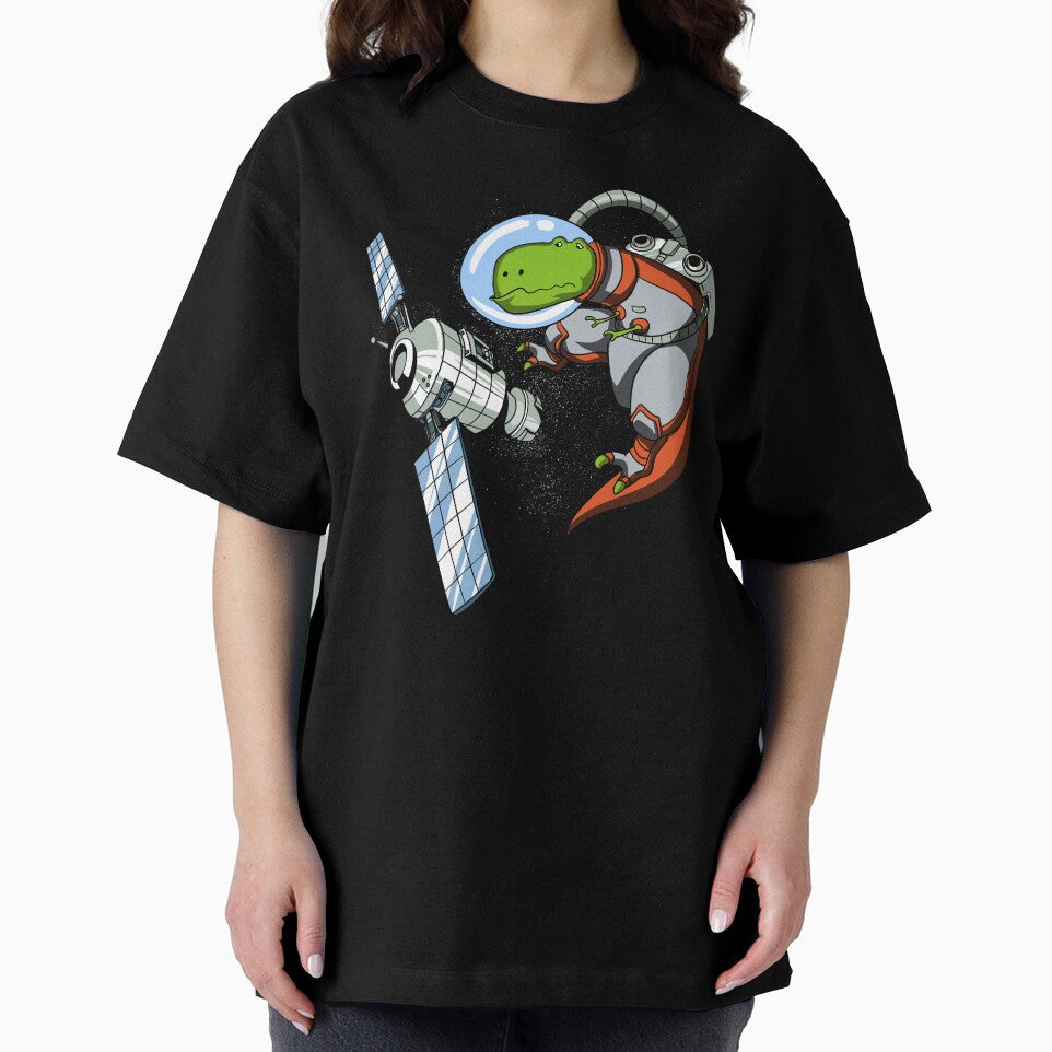 T-Rex Dinosaur Space Astronaut by underheaven T-Shirts, Hoodie, Sweatshirt | BlankRebels.com (Image 2)