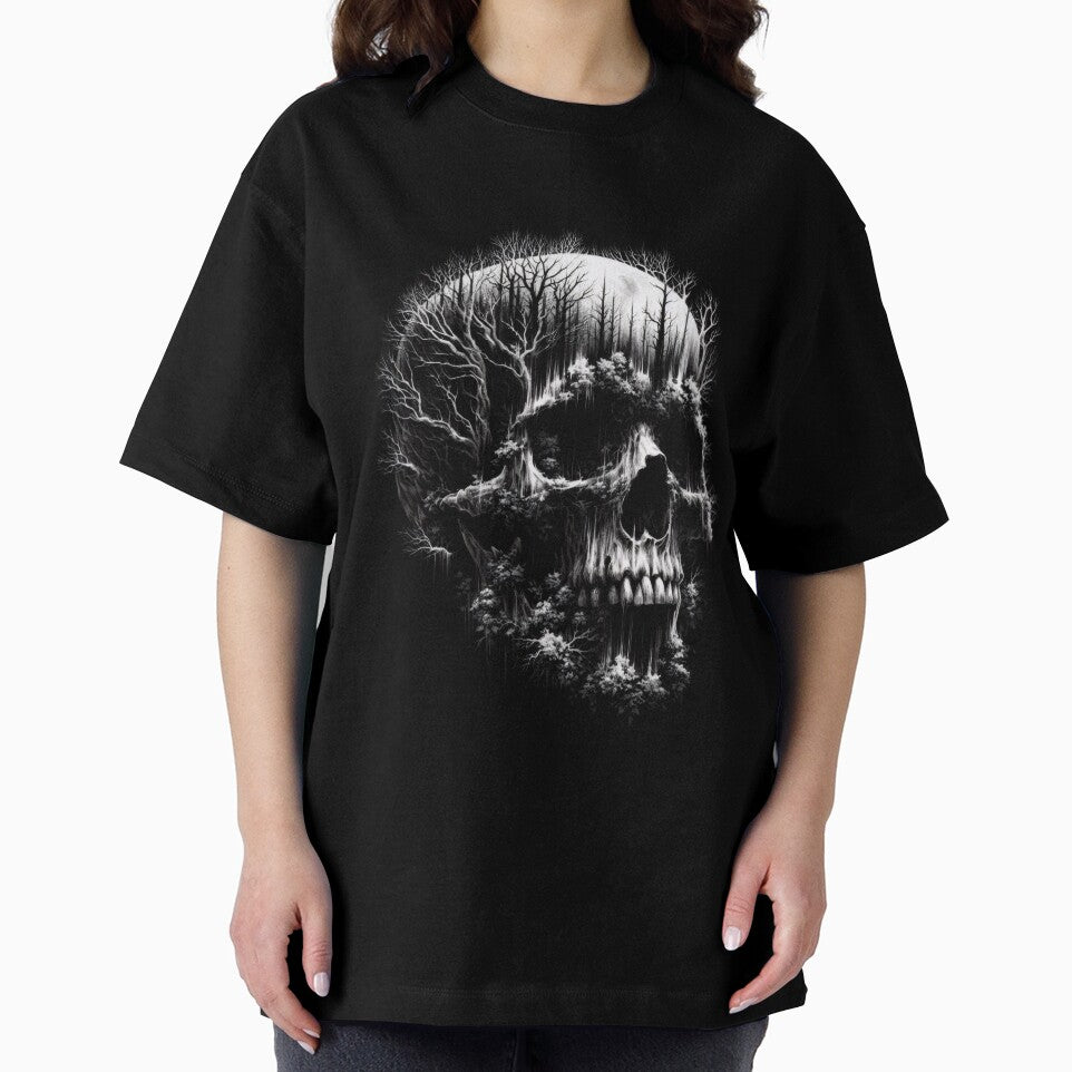 Skull Dark Forest Tree by Topmaxdesign T-Shirts, Hoodie, Sweatshirt | BlankRebels.com (Image 2)