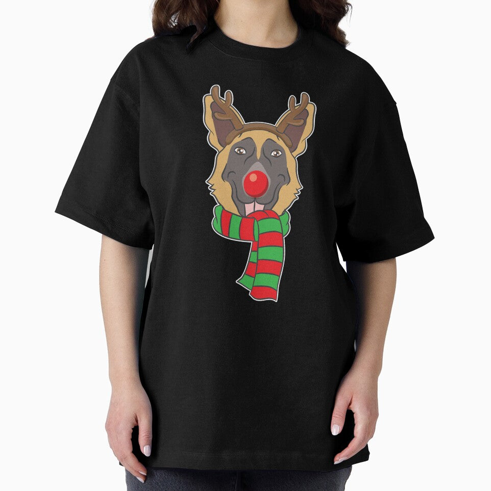 Funny Christmas Dog Xmas Reindeer German Shepherd Holiday Gift by haselshirt T-Shirts, Hoodie, Sweatshirt (Image 2)