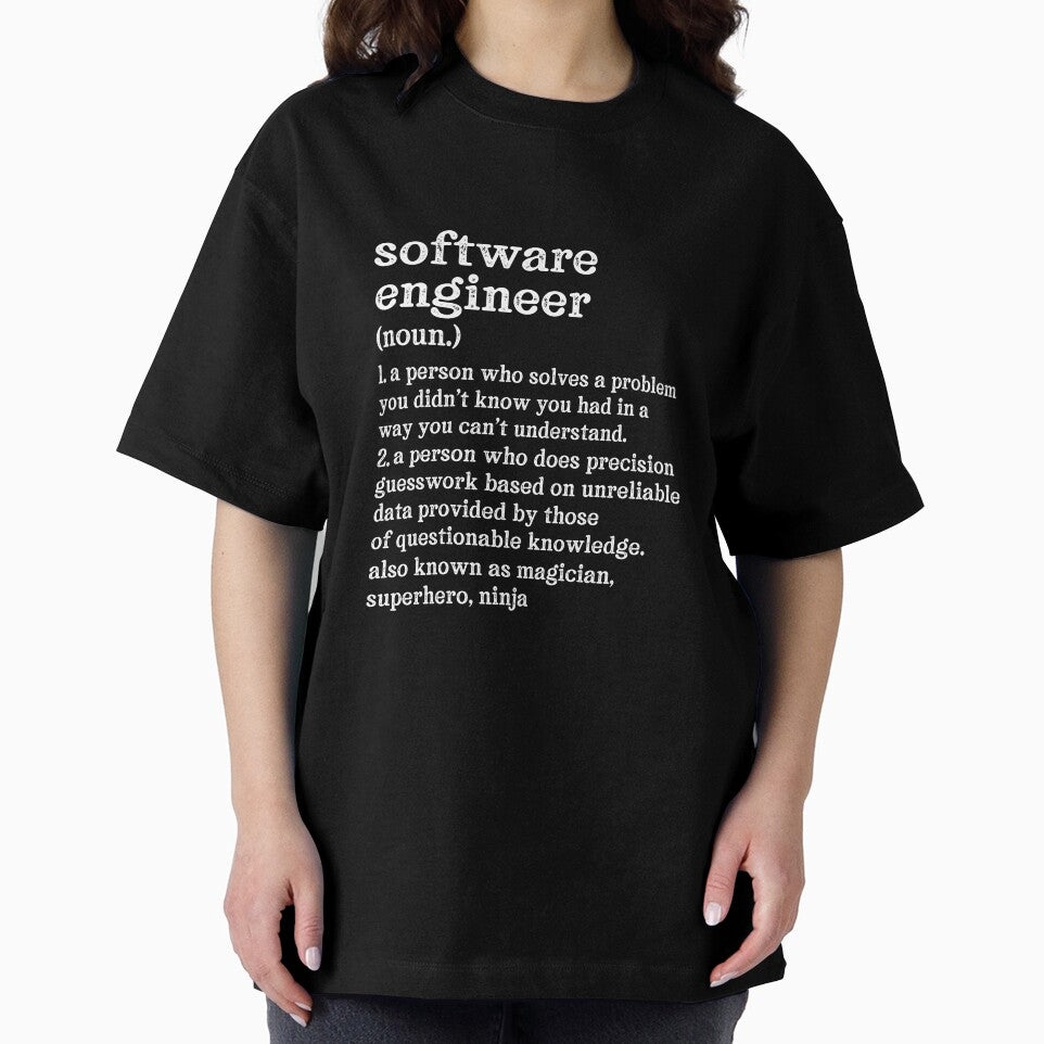 Software Engineer Definition: A Person Who Does Precision Guesswork Based On Unreliable Data Provided By Those... (Image 2)