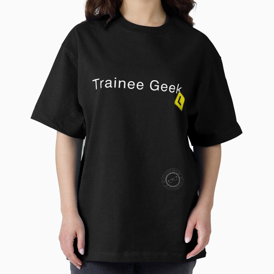 Trainee Geek (white text) by Jason Fitzsimmons T-Shirts, Hoodie, Sweatshirt | BlankRebels.com (Image 2)