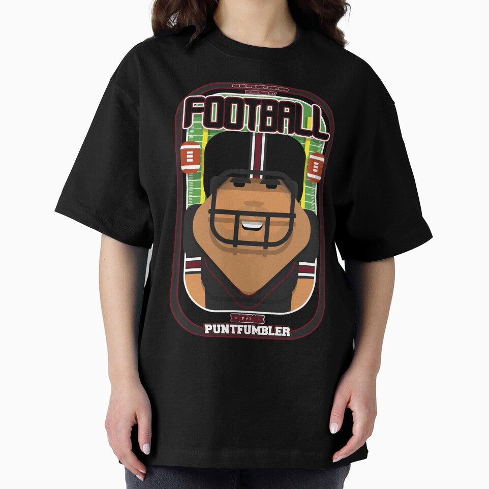 American Football Black and Maroon - Enzone Puntfumbler - Seba version by boxedspaper T-Shirts, Hoodie, Sweatshirt (Image 2)