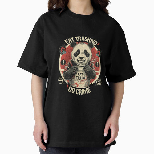 "Eat trash do crime".funny panda lovers design . by Obinne T-Shirts, Hoodie, Sweatshirt | BlankRebels.com (Image 2)